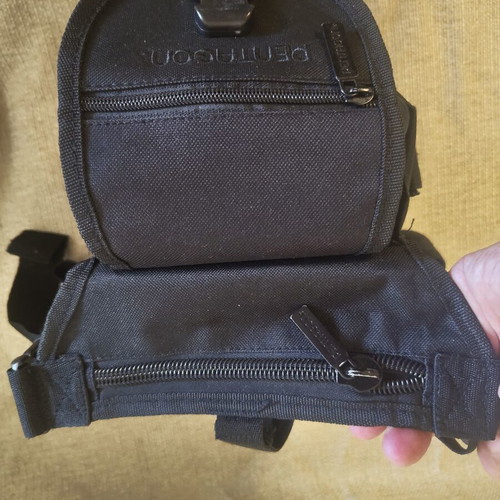 Pentagon thigh bag, black