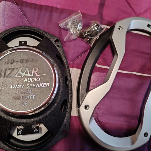 Speakers set new, 350W each, oval for car audio