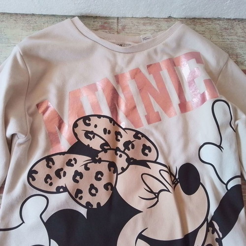 H&M Minnie Mouse kids shirt used, size 6/7