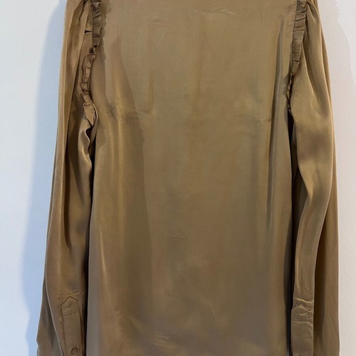 Maje silk shirt, beige