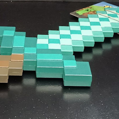Minecraft Diamond Sword toy new 51x25 cm