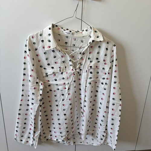 Mango shirt with owls used, size M