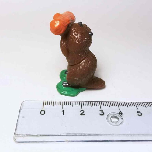 Plastic beaver figure used from the movie Open Season