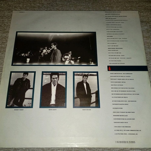 Bryan Adams Into The Fire LP Album like new, rock