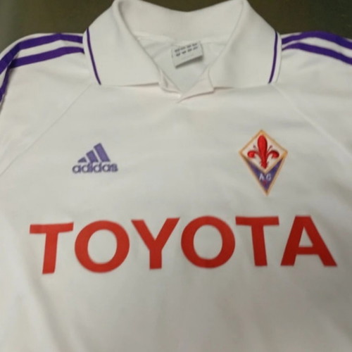 ACF Fiorentina 2004/05 Away Adidas Toyota vintage football jersey