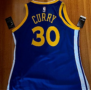 Αυθεντική φανέλα Stephen Curry / Golden State Warriors (με ταμπελάκια)
