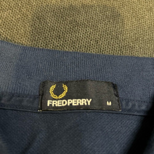 Fred Perry men's polo shirt short sleeve blue used like new, size M
