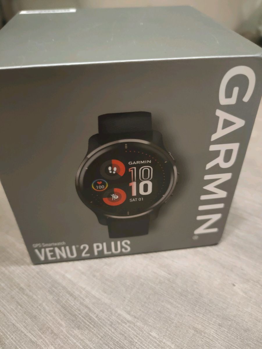 Garmin venu smart best sale watch black with slate