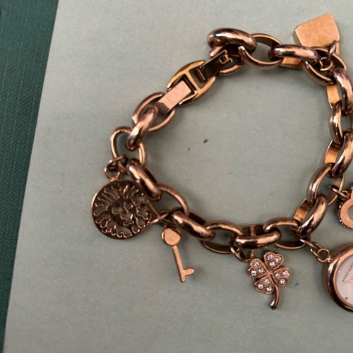 Anne Klein charm bracelet watch used with charms