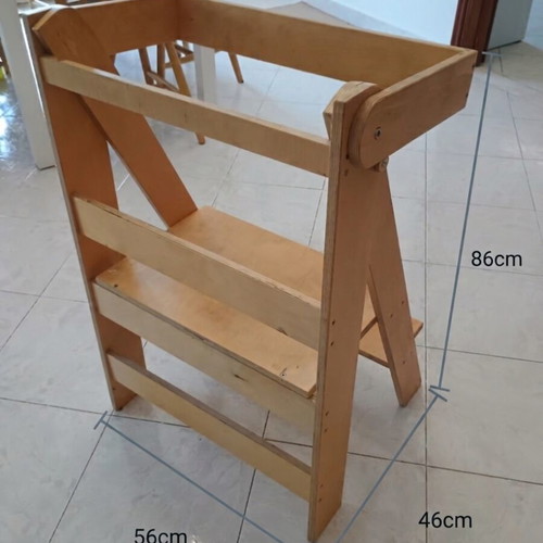 Montessori Learning Tower like new, handmade, supports 2 children