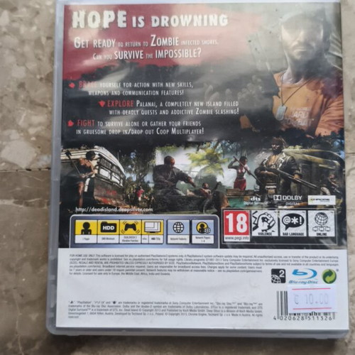 Dead Island Riptide PlayStation 3 used