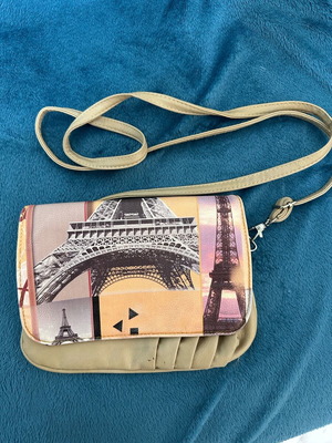Women's crossbody bag used, beige