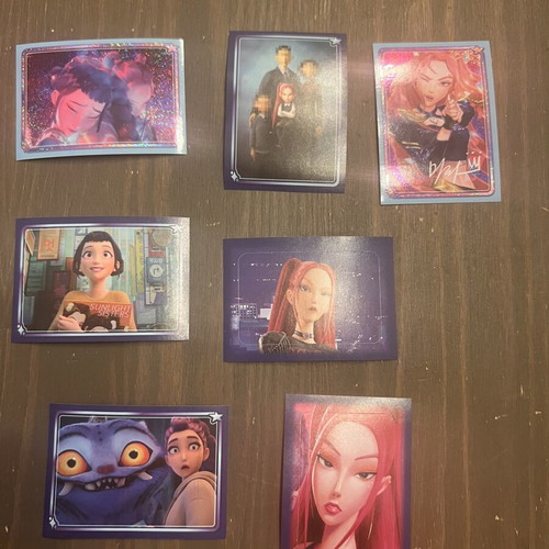 Kpop Demon Hunters stickers like new