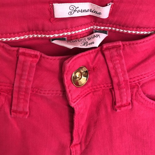 Fornarina women's jeans new, size S, cotton, cyclamen color