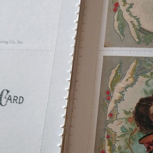 The Old-Fashioned Christmas Postcard Book used, 40 postcards