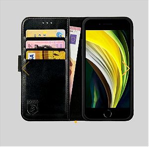 Θήκη Πορτοφόλι Apple iPhone SE 2022 / 2020 / 8 / 7 - Black