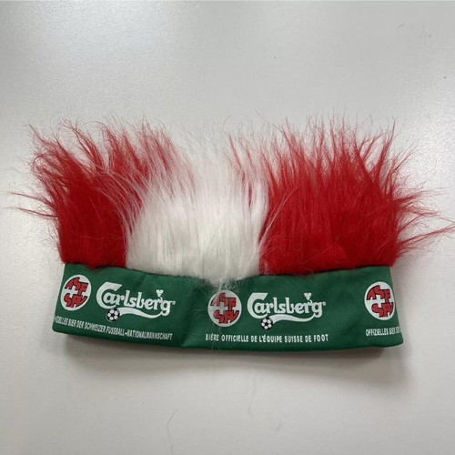 Carlsberg official headband wig football fan band like new