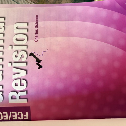 FCE Grammar Revision book like new