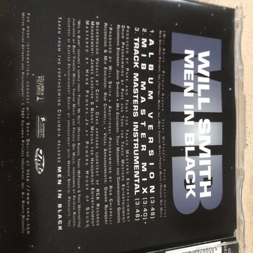 Men in Black CD official Will Smith, like new