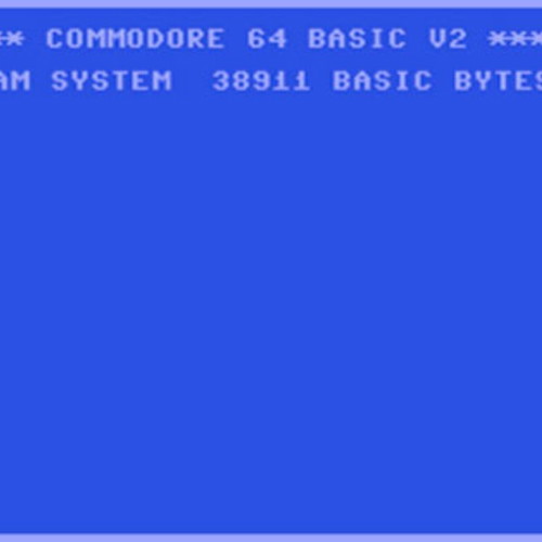 Commodore C64c personal computer with joystick and accessories
