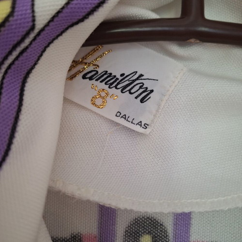 Hamilton Dallas 8'' Vintage Women's Shirt Pop Art with Retro Cars like new