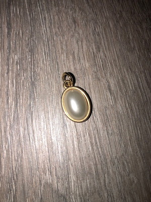 Women's pendant like new, gold-plated steel without chain