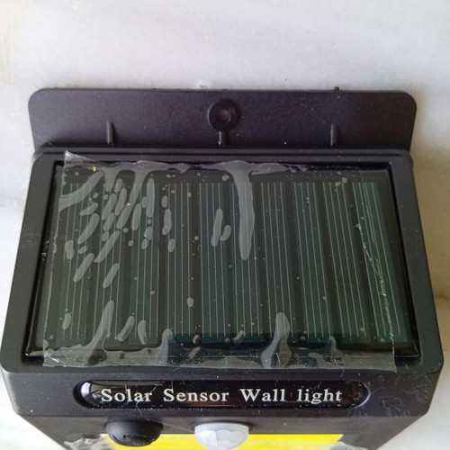 Solar sensor wall light 48 lumens