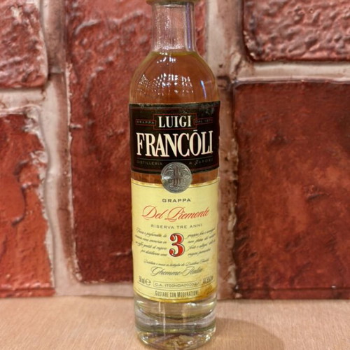 Grappa Luigi Francoli 50ml like new