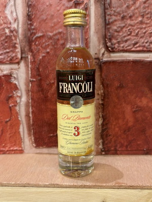 Grappa Luigi Francoli 50ml like new