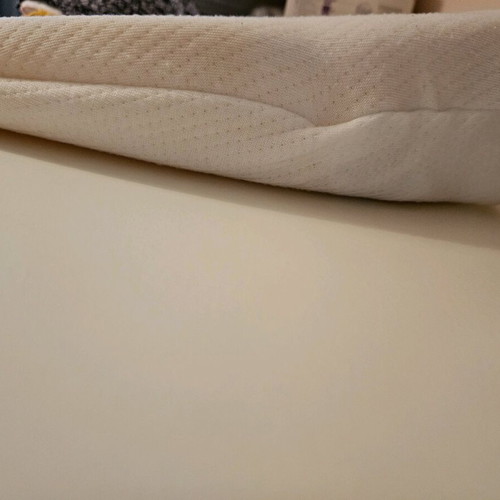 White pillow against reflux for bassinet like new