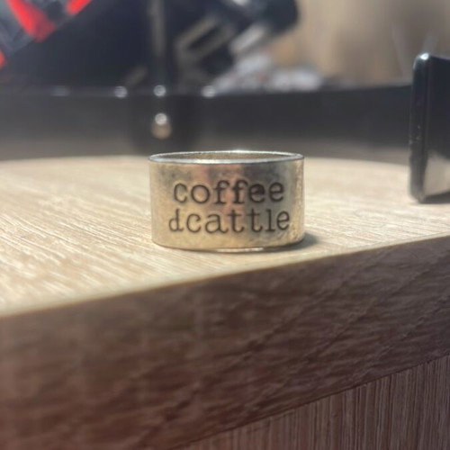 Coffee Dcattle Ring like new