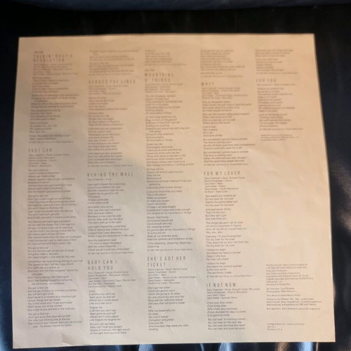 Tracy Chapman vinyl used, Greek edition, folk