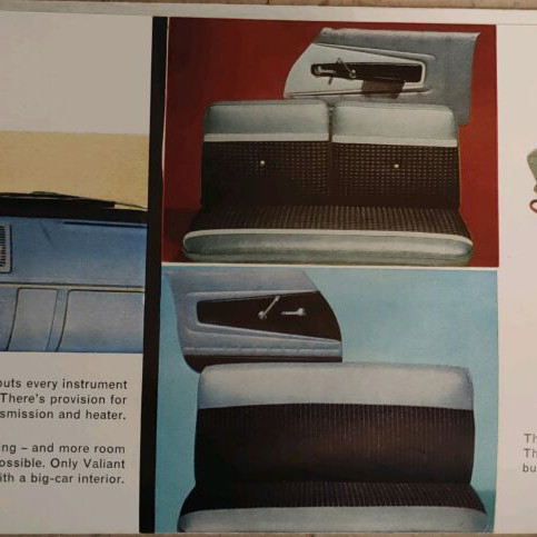 Plymouth Valiant 1961 advertising brochure like new
