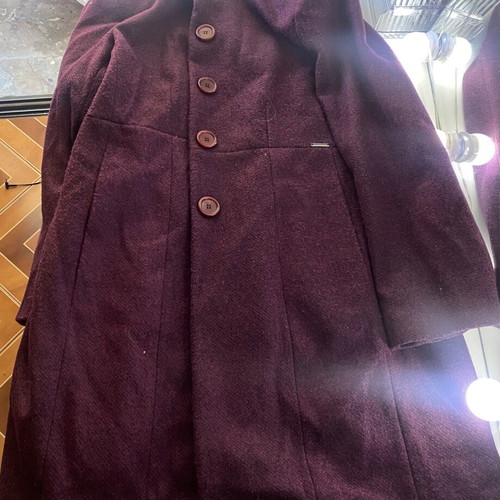 Coat, red and purple, size XL