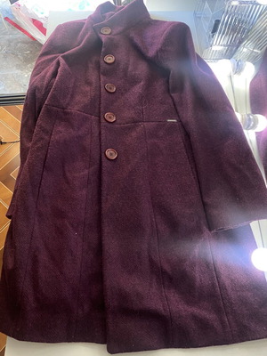 Coat, red and purple, size XL