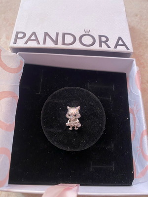 Charm Rocket the Raccoon Pandora σαν καινούργιο, ασημί