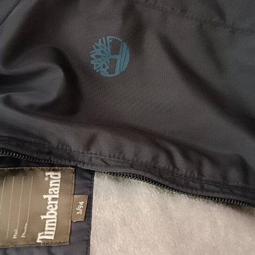 Timberland kids jacket used, 3 years, gray and blue, 94 cm