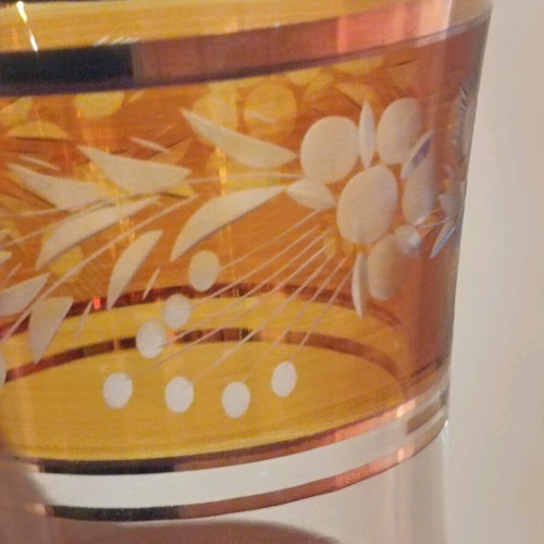 Crystal vase vintage 25 cm like new