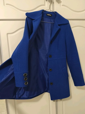 Women's wool coat Paranoia blue size M like new