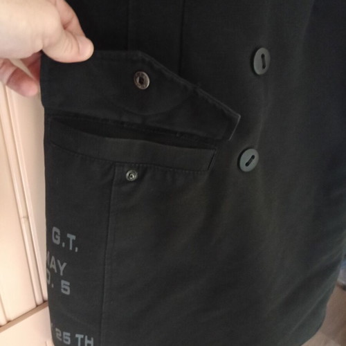 Jacket παλτό "AGRESSIVE" black size 48 like new