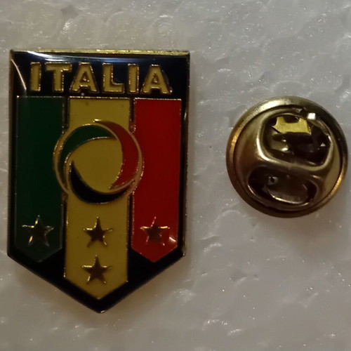 Collectible Italy National Football Pin Euro and World Cup