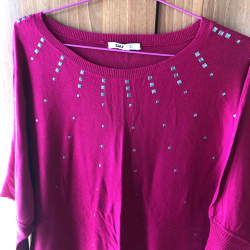 DKNY thin sweater new, pink, size XL