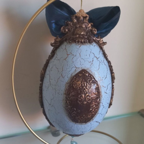 Easter egg handmade from Plexiglas new, 15 cm