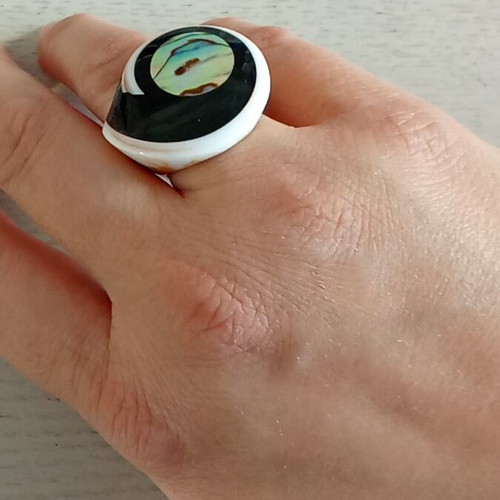 Impressive rings like new, set of 4 pieces
