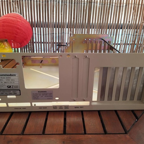 Amiga 2000 case used, no power supply or drive mounts