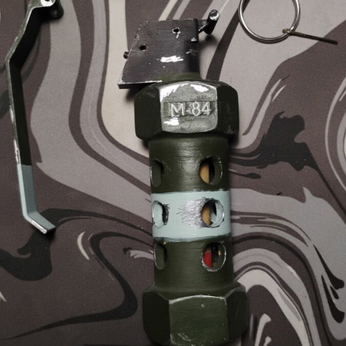 Counter Strike 2 Flash Bang Grenade 3D Printed, Hand Painted