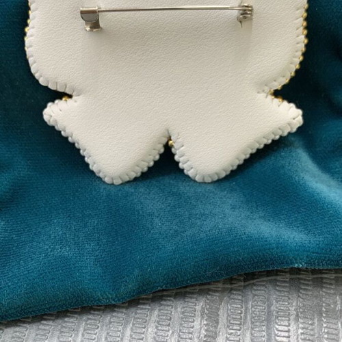 Handmade pins new from Japanese beads
