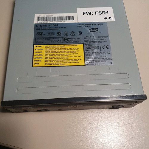 DVD R/RW Drive used, needs lens cleaning