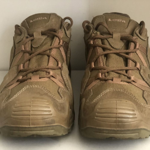Lowa GTX Gore Tex shoes used, beige, size 44.5