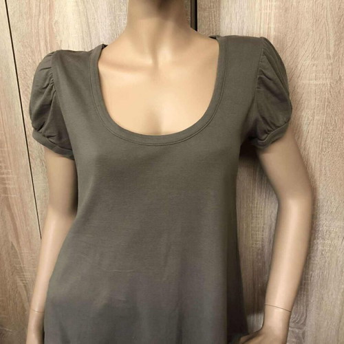 Danoff blouse khaki like new, size M/L, 100% cotton